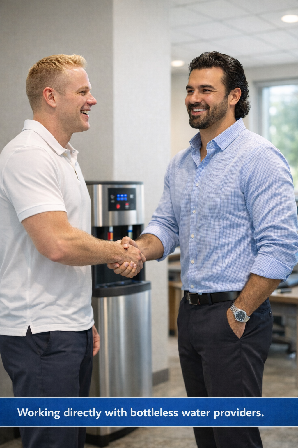 Liquid Leads working with bottleless water and water installation companies